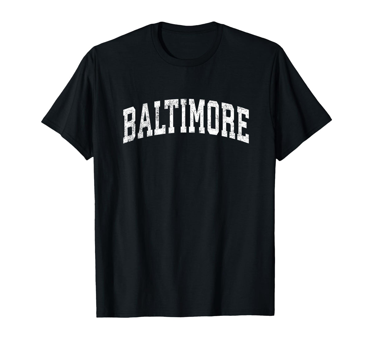 Baltimore Maryland Md Varsity Sports Text T-Shirt - Streetwear Style Unisex