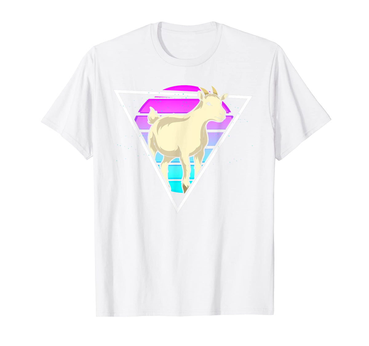 Farm Animal 90S Art Vaporwave T-Shirt - Fun Novelty Design Men Women