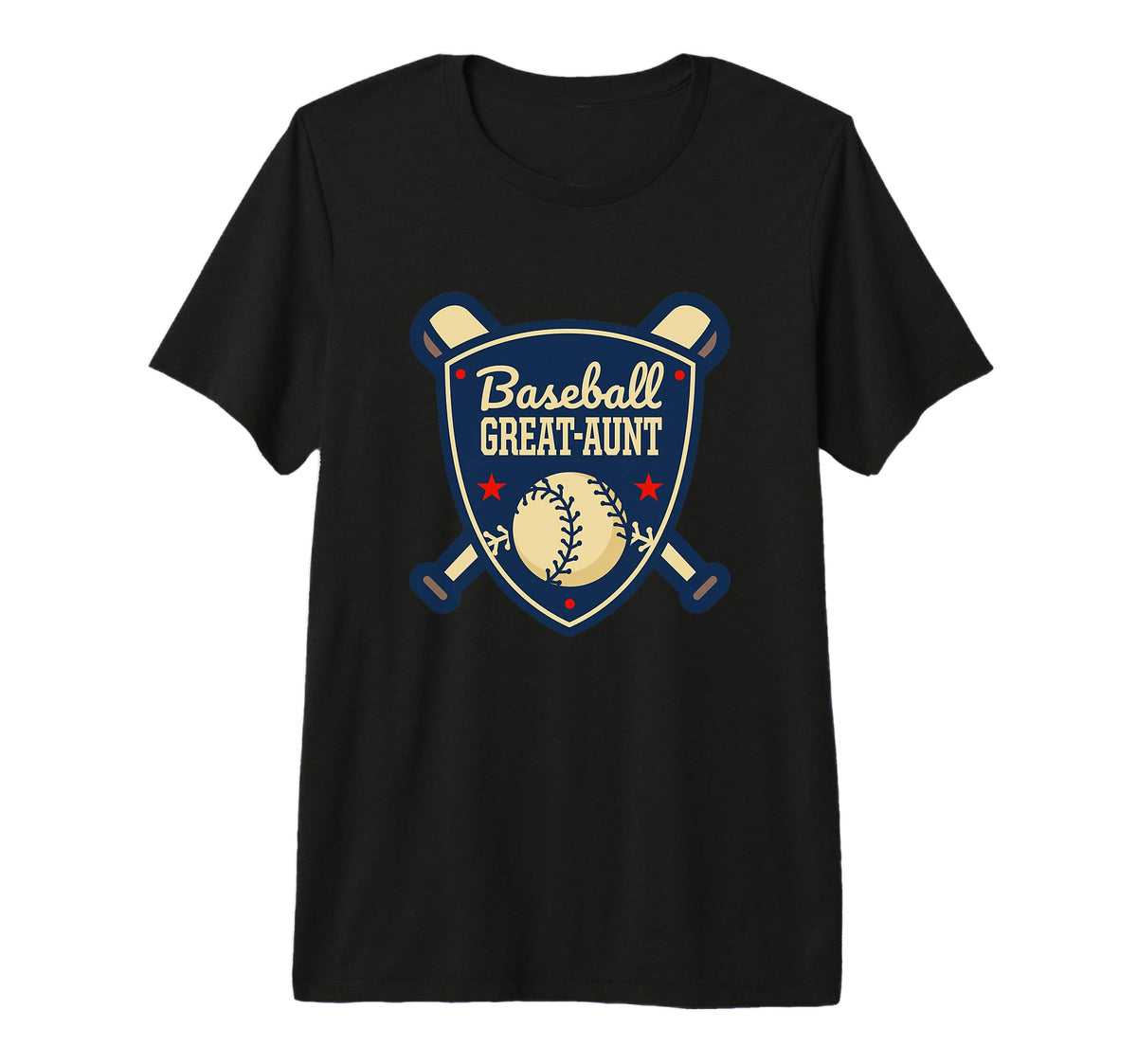 Baseball Great Aunt Matching Family T-Shirt - Streetwear Style Unisex