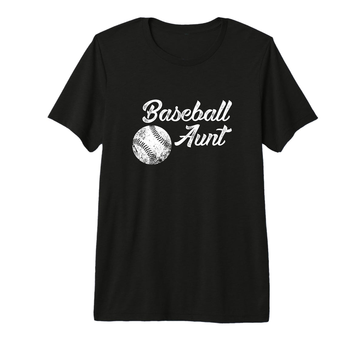 Baseball Aunt Baseball Funny Lingo T-Shirt - Minimalist Print Men Women