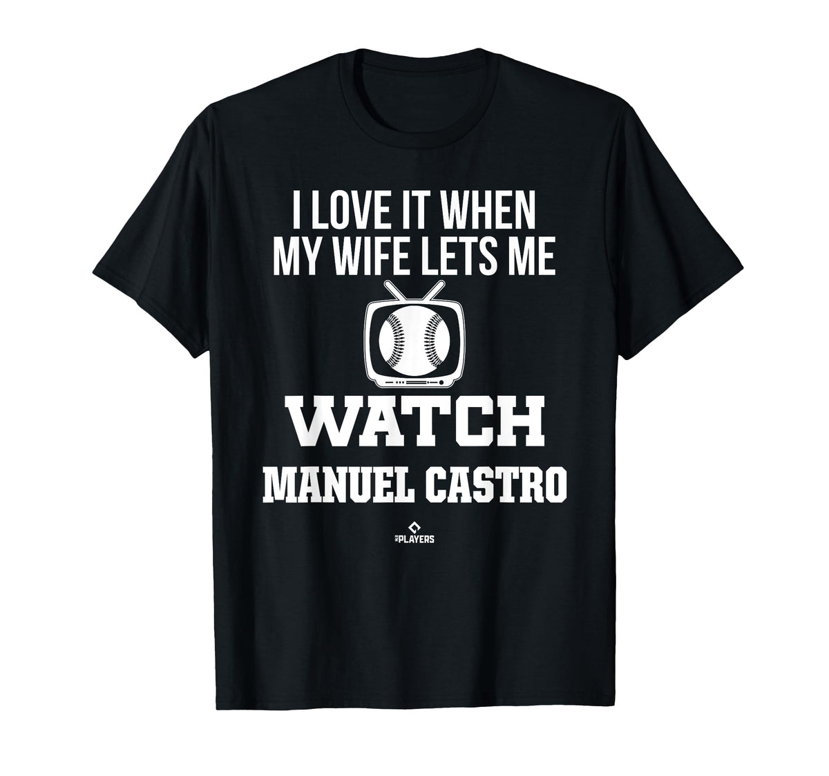 My Wife Lets Me Watch Manuel Castro T-Shirt - Trendy Graphic for Adults