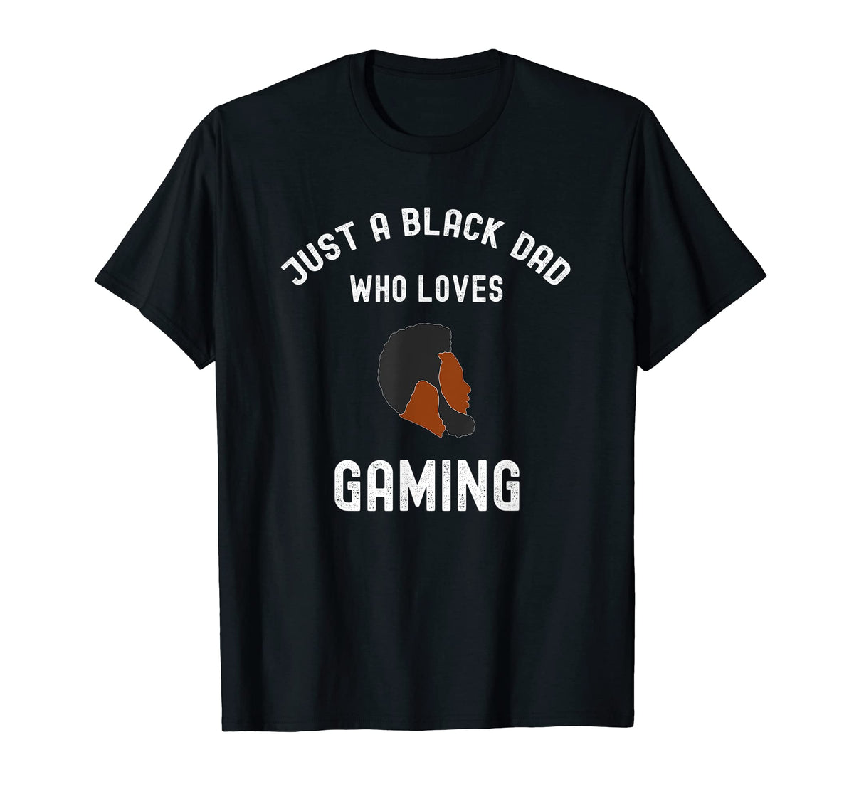 Just Black Dad Who Loves Video Games T-Shirt - Trendy Graphic Men Women