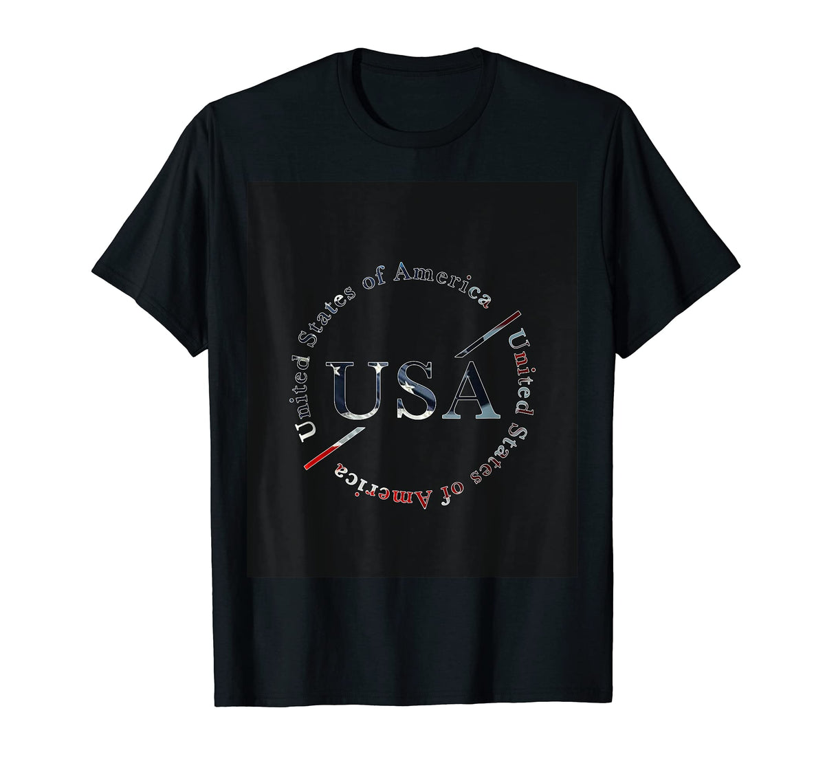 Funny American Usa Stars Stripes T-Shirt - Trendy Graphic Men Women