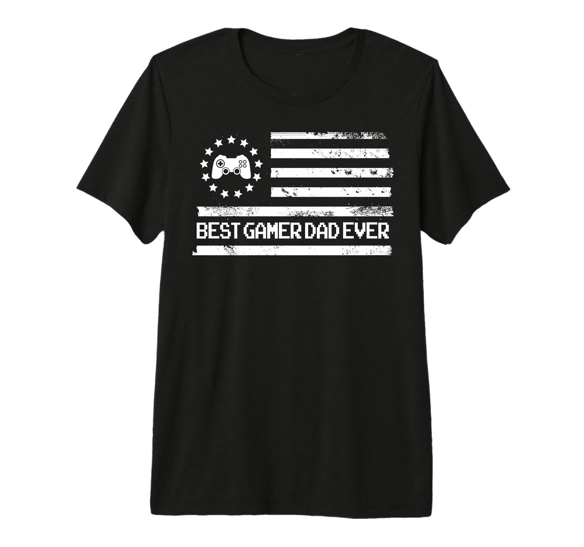 Mens Gamer 80S 90S Us American Flag T-Shirt - Aesthetic Graphic Men Women