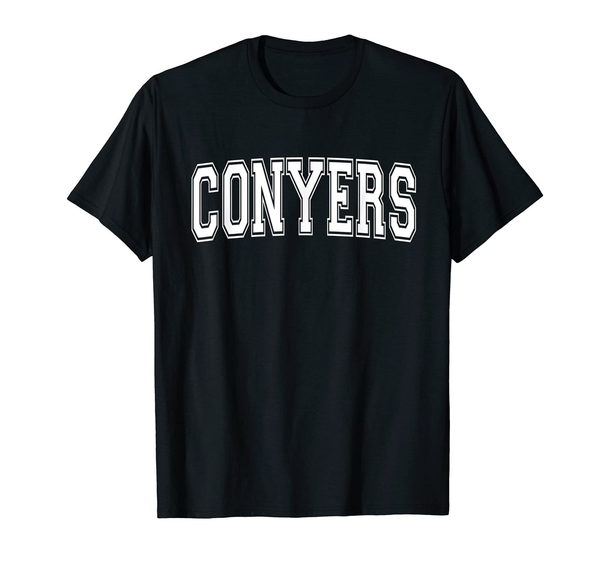 Conyers Ga Georgia Usa Sports Varsity T-Shirt - Graphic Print Unisex