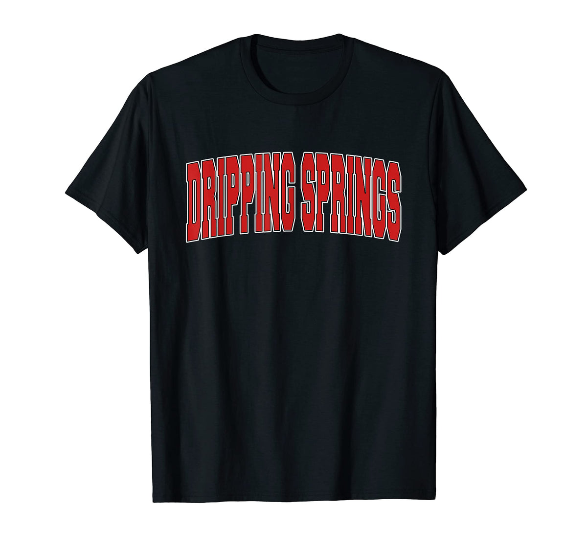 Dripping Springs Tx Texas Varsity Usa T-Shirt - Streetwear Style Men Women