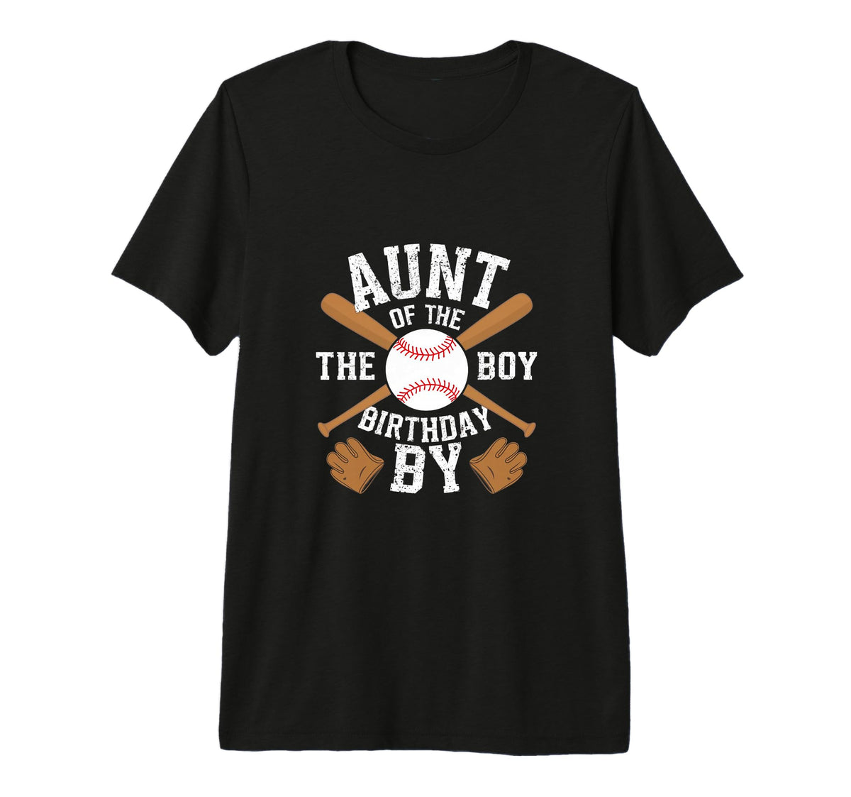 Aunt Baseball Birthday Family Baller T-Shirt - Minimalist Print Unisex