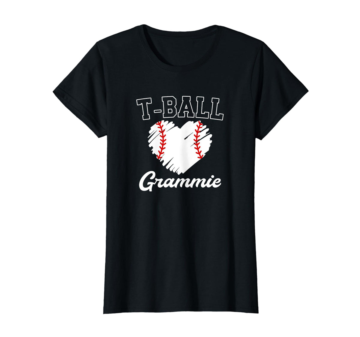 T Ball Grammie Baseball Game Day Ball T-Shirt - Minimalist Print Men Women