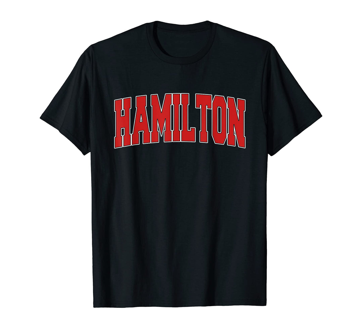 Hamilton Al Alabama Varsity Usa Sports T-Shirt - Novelty Apparel for Adults