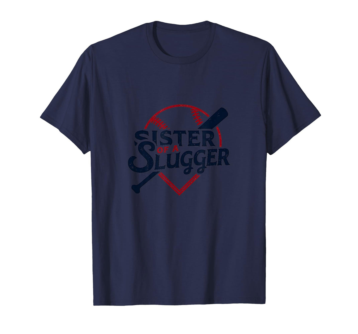 Baseball Sister Sister Slugger Sports T-Shirt - Aesthetic Graphic Unisex