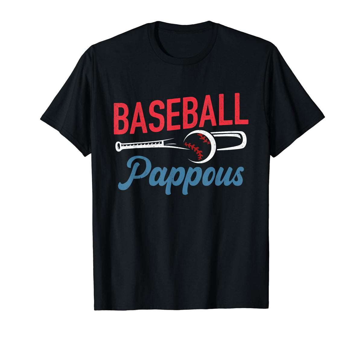 Baseball Pappous Life Happy Fathers T-Shirt - Novelty Apparel Men Women