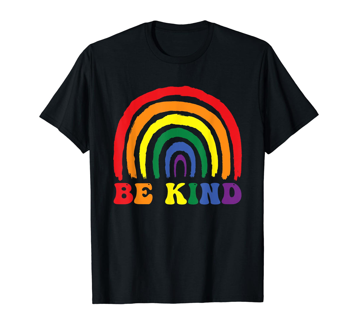 Lgbtq Be Kind Gay Pride Lgbt T-Shirt - Casual Everyday Wear for Adults