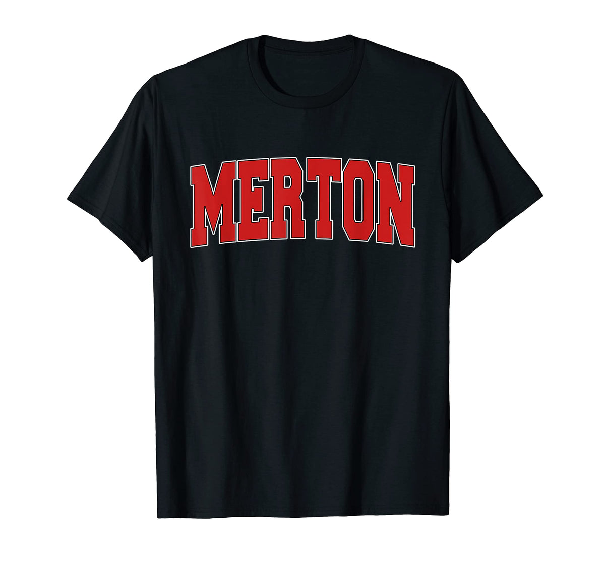 Merton Wi Wisconsin Varsity Usa Sports T-Shirt - Graphic Print for Adults