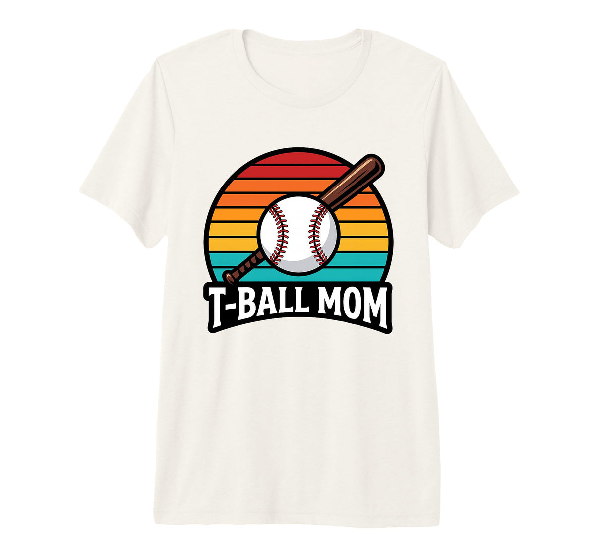 Funny T Ball Mom Softball Ball T Ball T-Shirt - Aesthetic Graphic Unisex