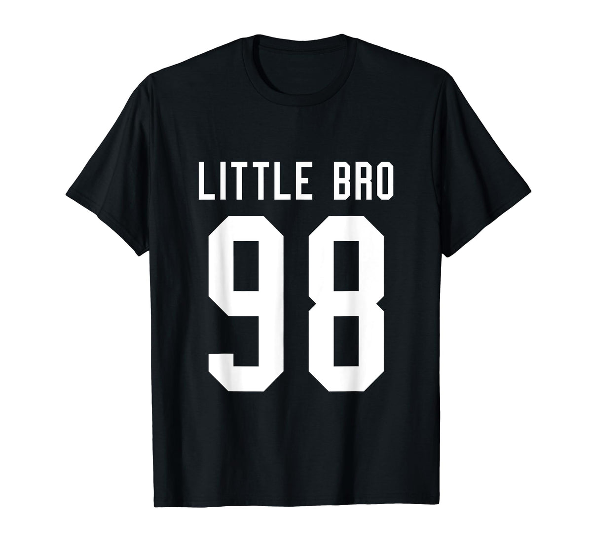 Number 98 Little Bro Biggest Fan T-Shirt - Streetwear Style for Adults