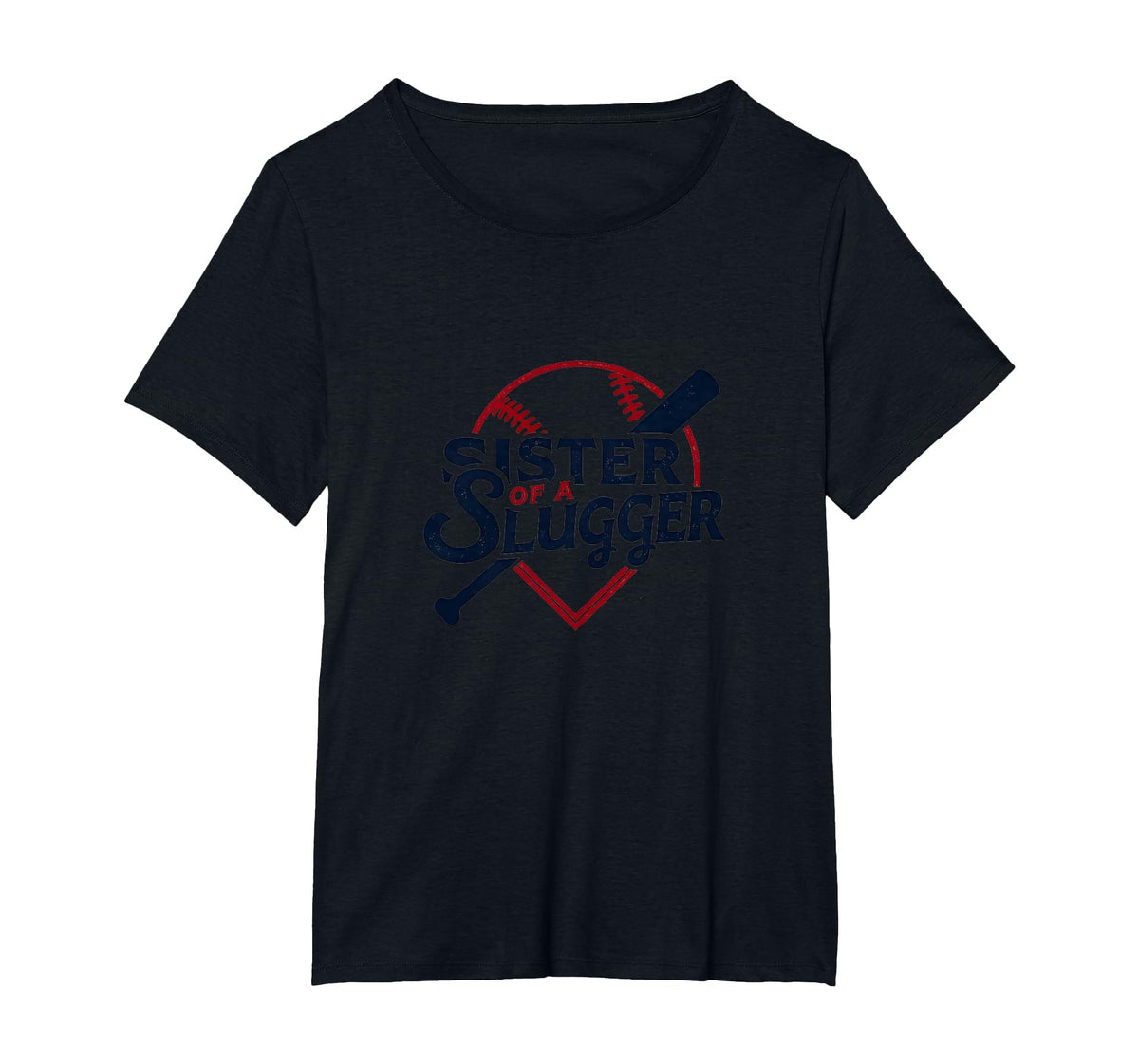 Baseball Sister Sister Slugger Sports T-Shirt - Trendy Graphic for Adults