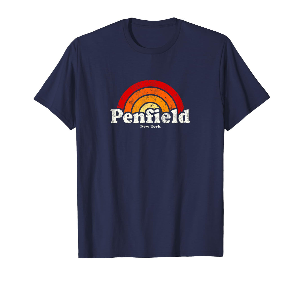 Penfield New York Ny 70S Rainbow T-Shirt - Streetwear Style Unisex