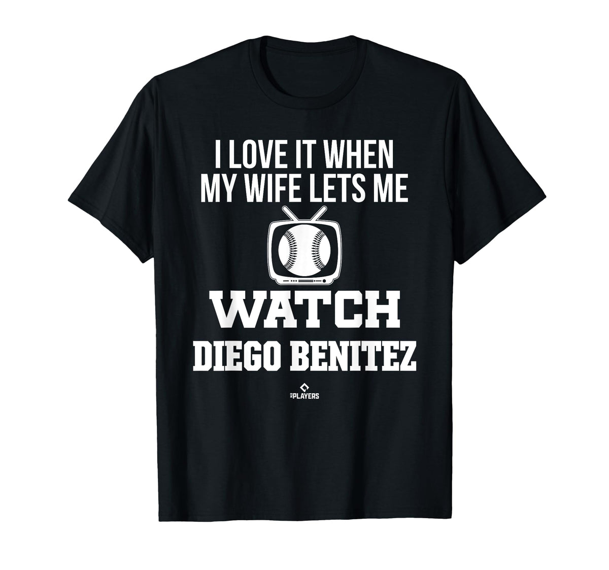 My Wife Lets Me Watch Diego Benitez T-Shirt - Minimalist Print Unisex