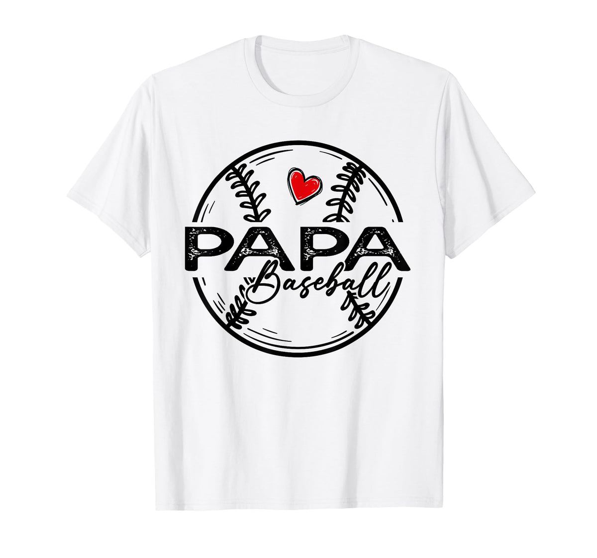 Baseball Papa Baseball Player Family T-Shirt - Streetwear Style for Adults