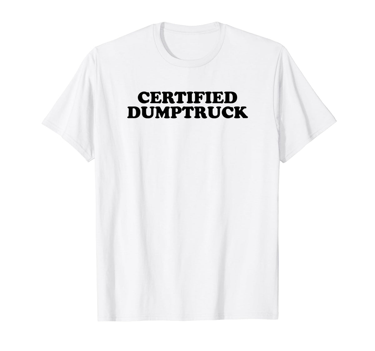 Certified Dumptruck Funny Y2K Aesthetic T-Shirt - Graphic Print Men Women