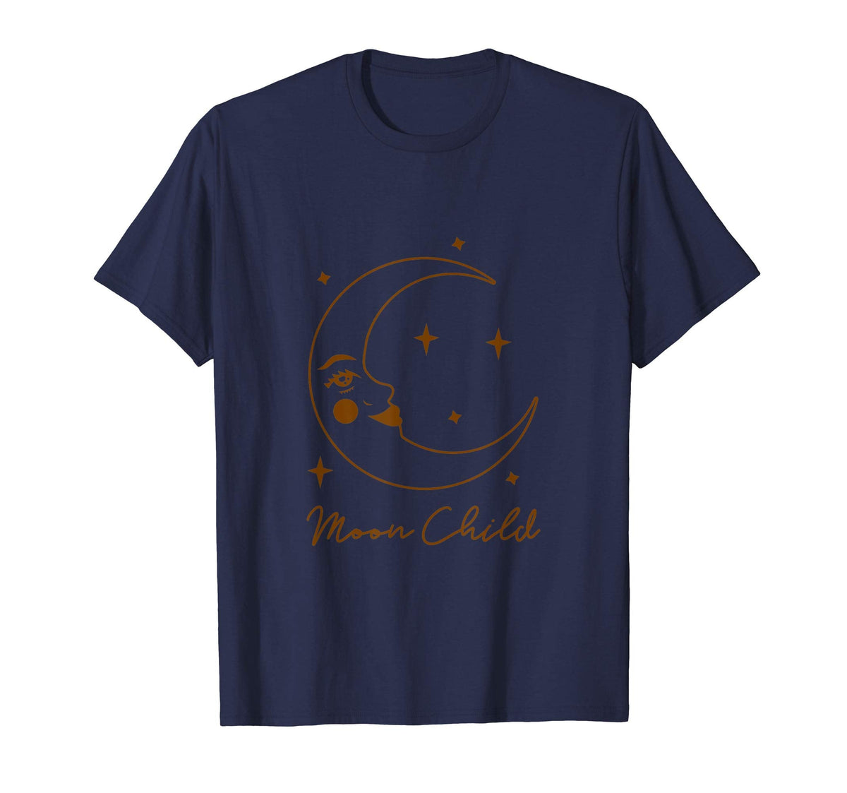 Moon Child I Yoga I Astrology I Peace T-Shirt - Custom Art Print Men Women