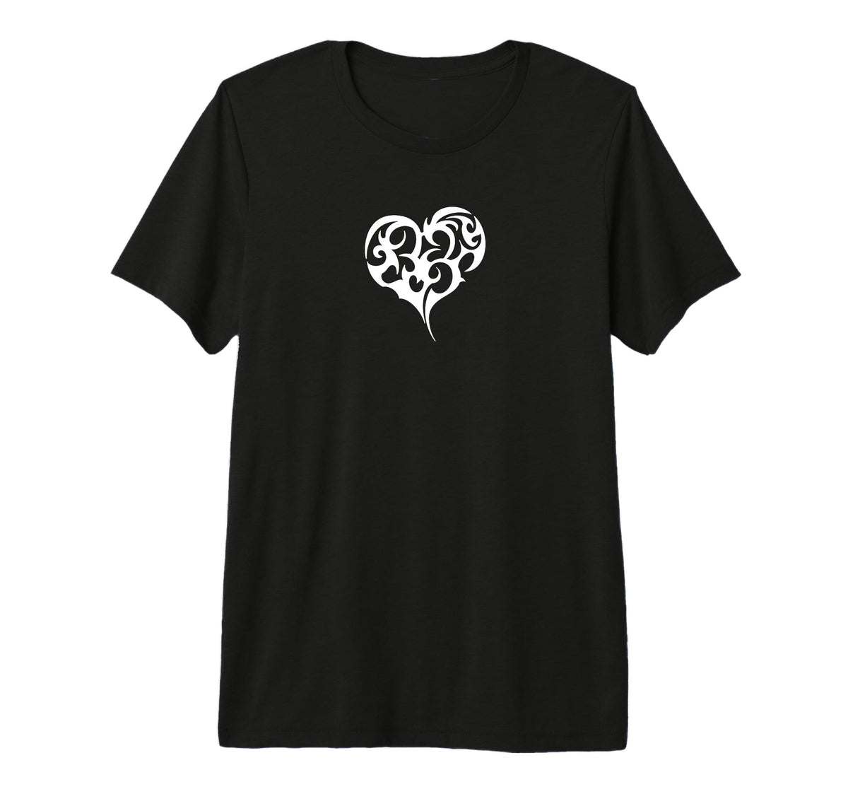 Y2K Tribal Heart Tattoo Cybersigilism T-Shirt - Fun Novelty Design Unisex