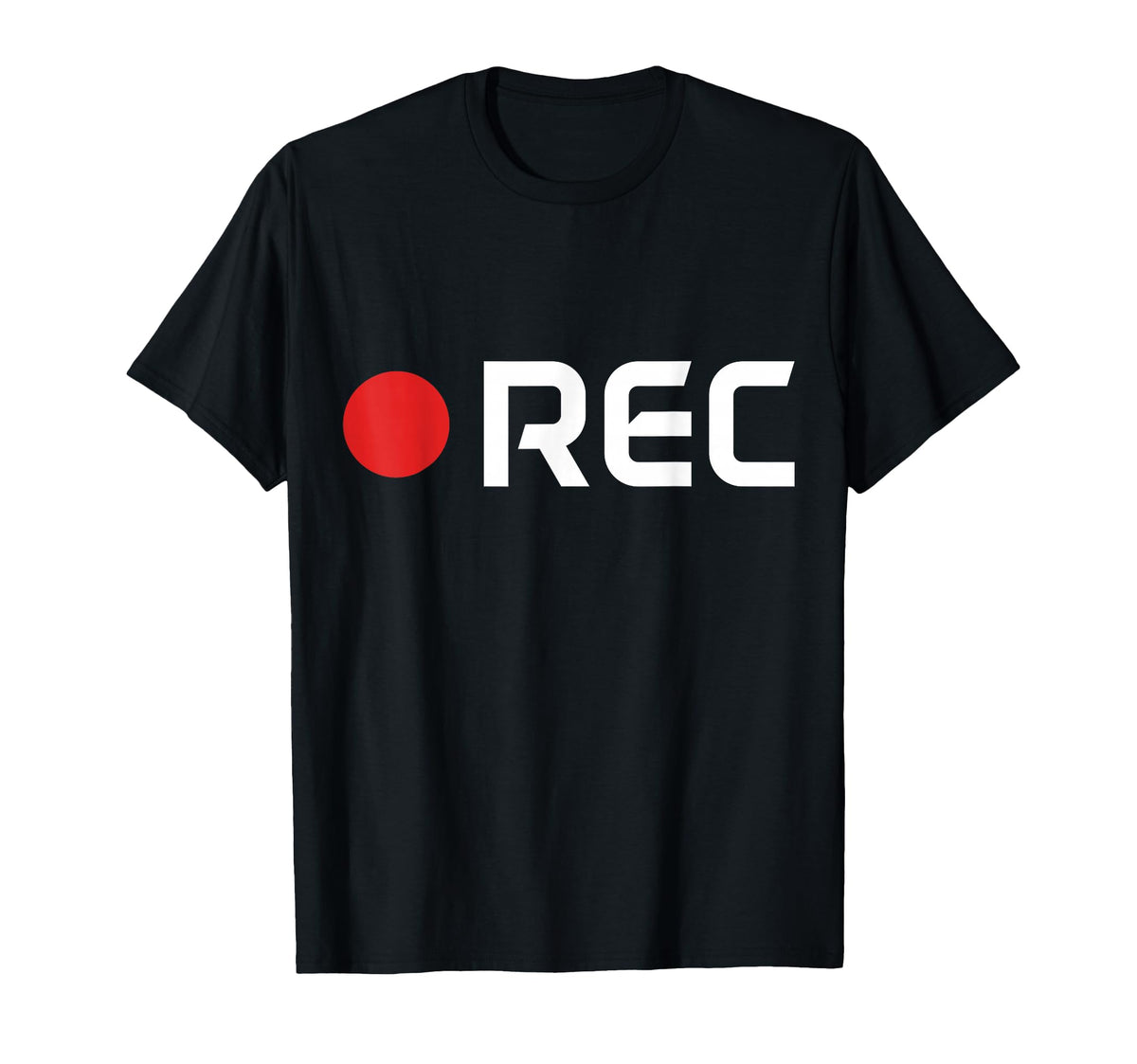 Cameraman Rec Camera Film Movie T-Shirt - Minimalist Print for Adults