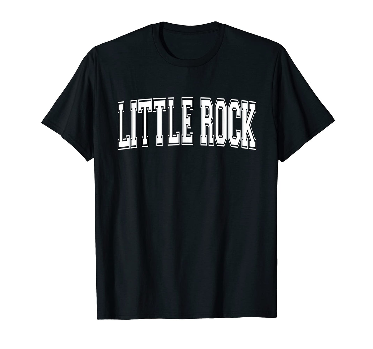 Little Rock Ar Arkansas Usa Sports Varsity T-Shirt - Graphic Print Unisex