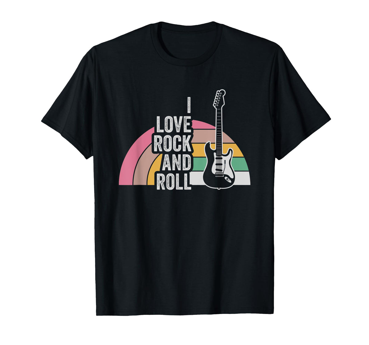 I Love Rock And Roll Music Vibes T-Shirt - Trendy Graphic Men Women