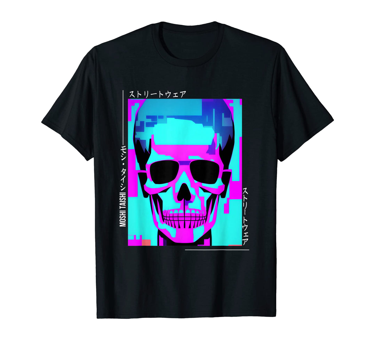 Japanese Streetwear Vaporwave Otaku T-Shirt - Unique Graphic for Adults