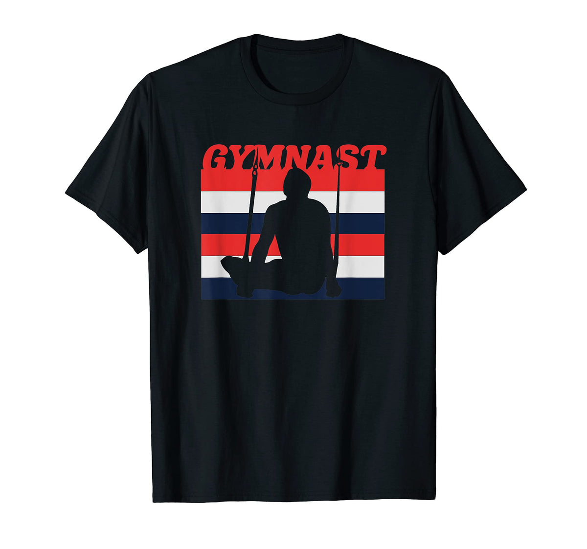 Still Rings Gymnastics Usa Team Sports T-Shirt - Trendy Graphic Unisex