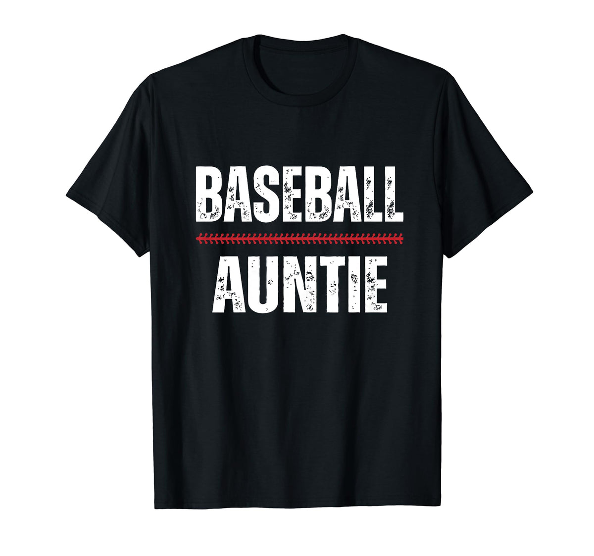 Baseball Auntie Proud Love T-Shirt - Casual Everyday Wear for Adults
