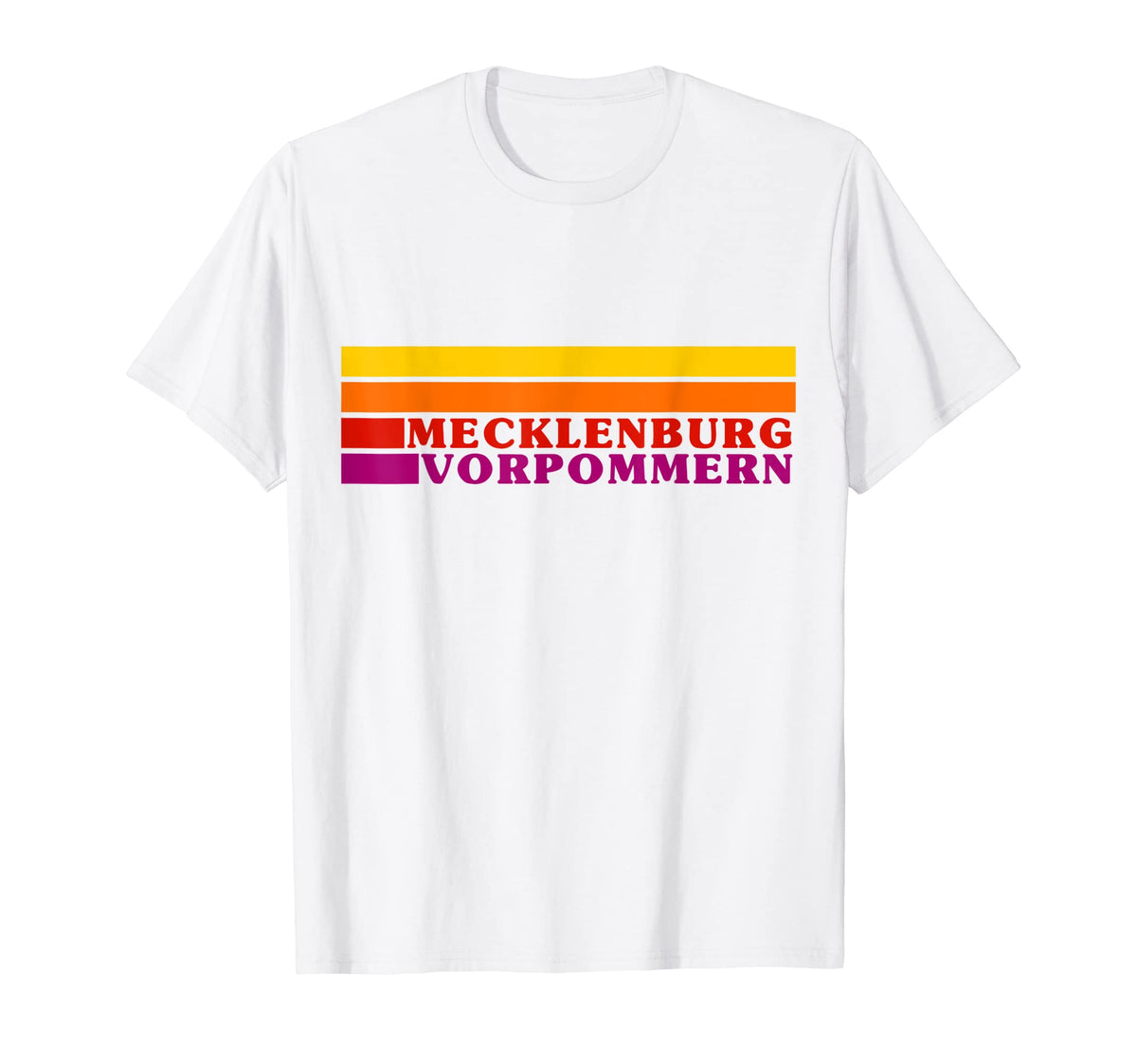 Mecklenburg Vorpommern 70S T-Shirt - Casual Everyday Wear for Adults