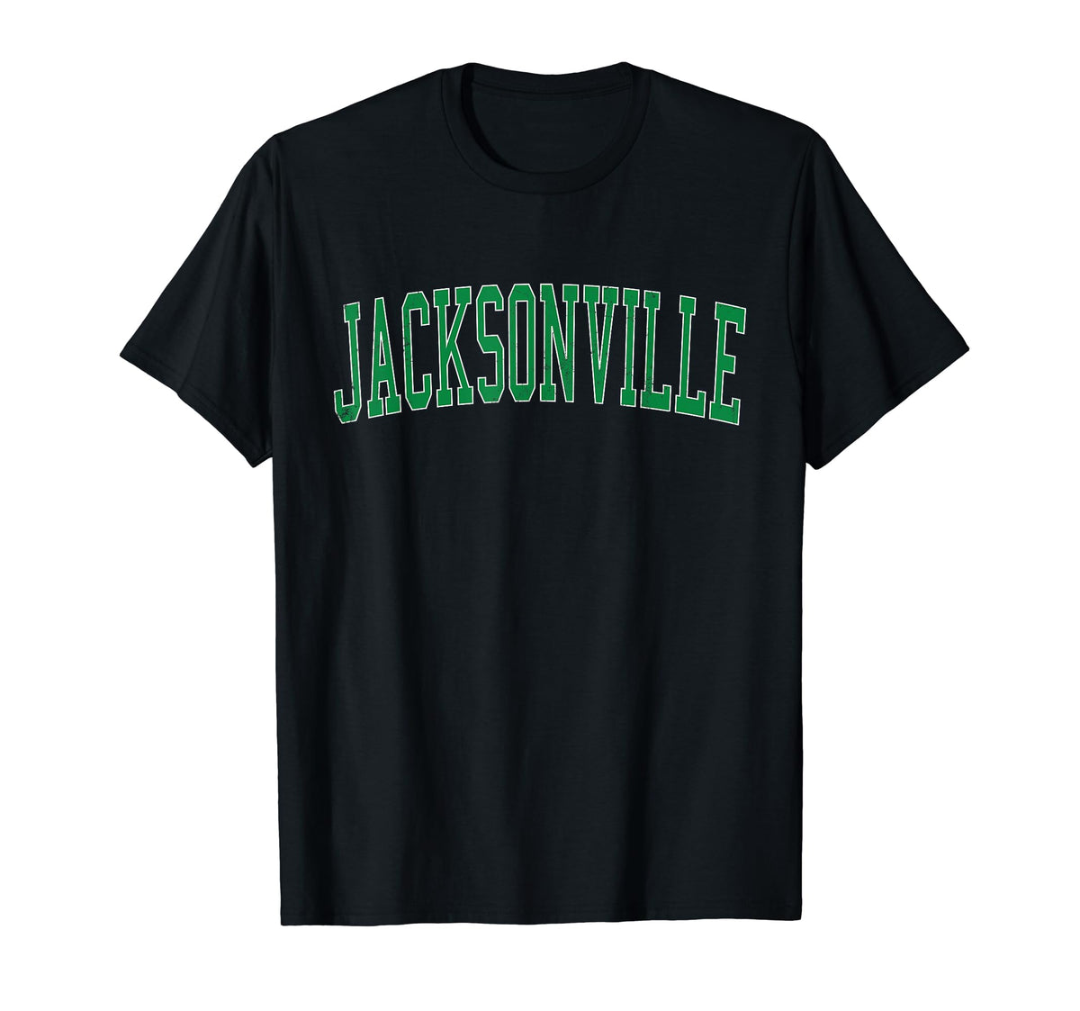 Jacksonville Al Distressed Green T-Shirt - Streetwear Style Men Women