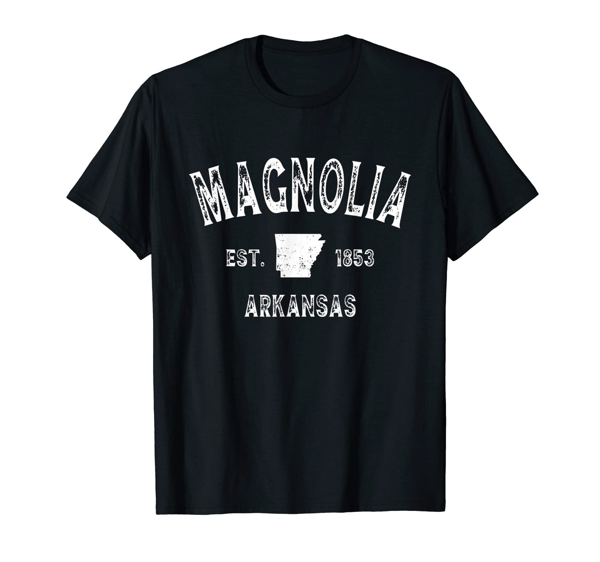 Magnolia Arkansas Ar Varsity Sports T-Shirt - Streetwear Style Unisex