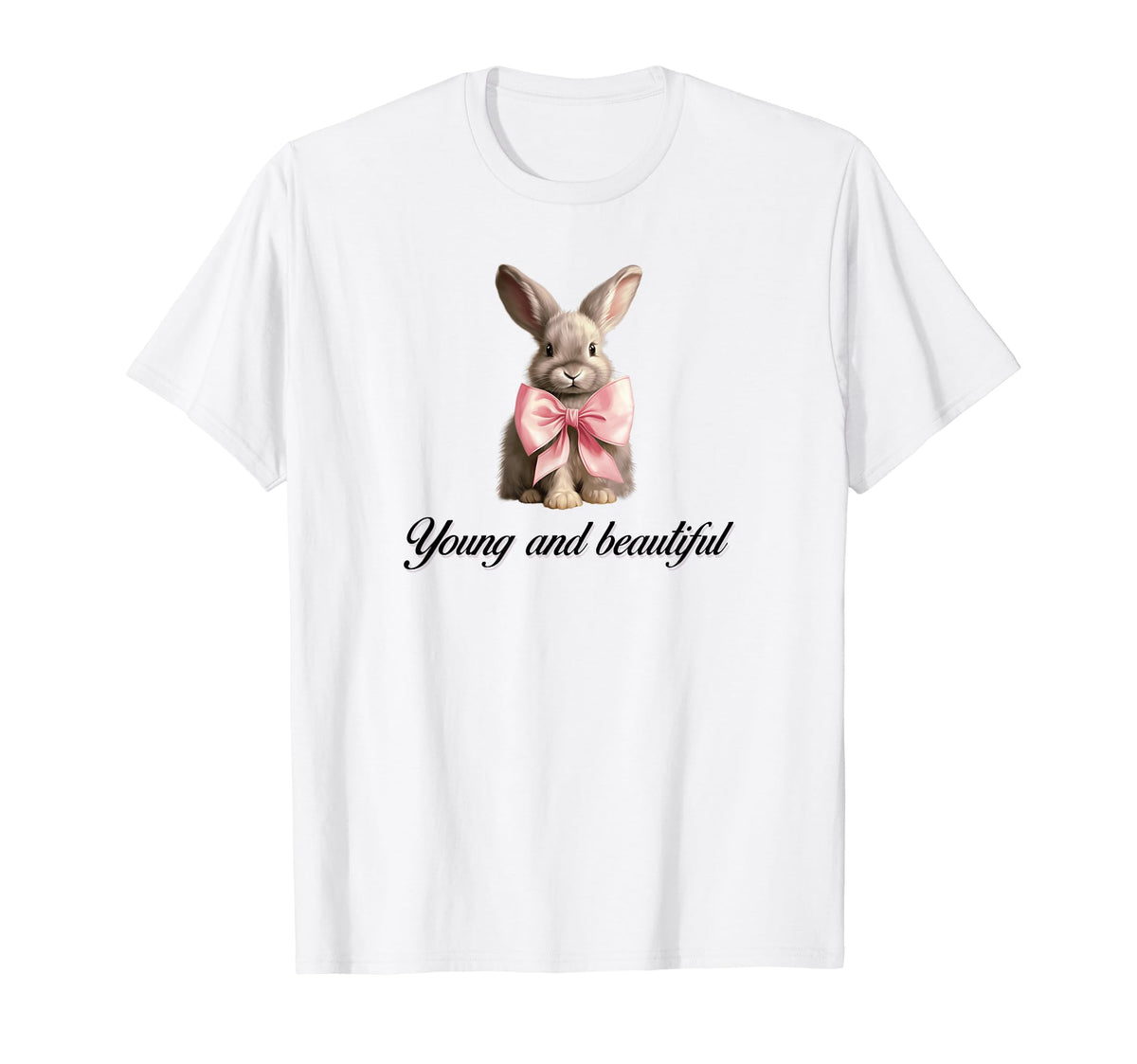 So Real Bunny Coquette Girlcore Y2K T-Shirt - Streetwear Style Unisex