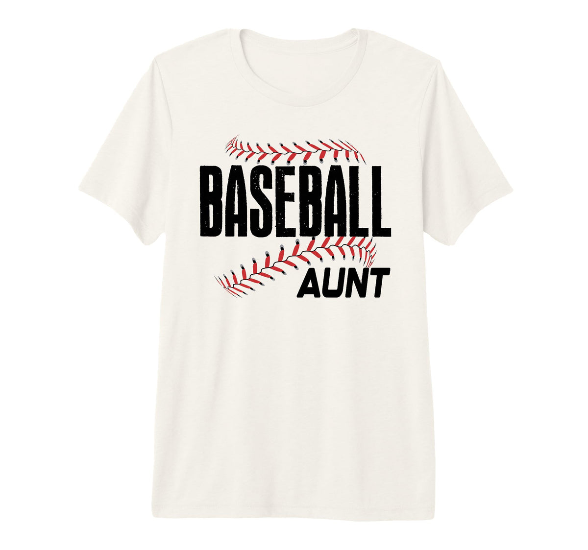 Baseball Aunt Game Day Mascot Sports T-Shirt - Graphic Print Men Women