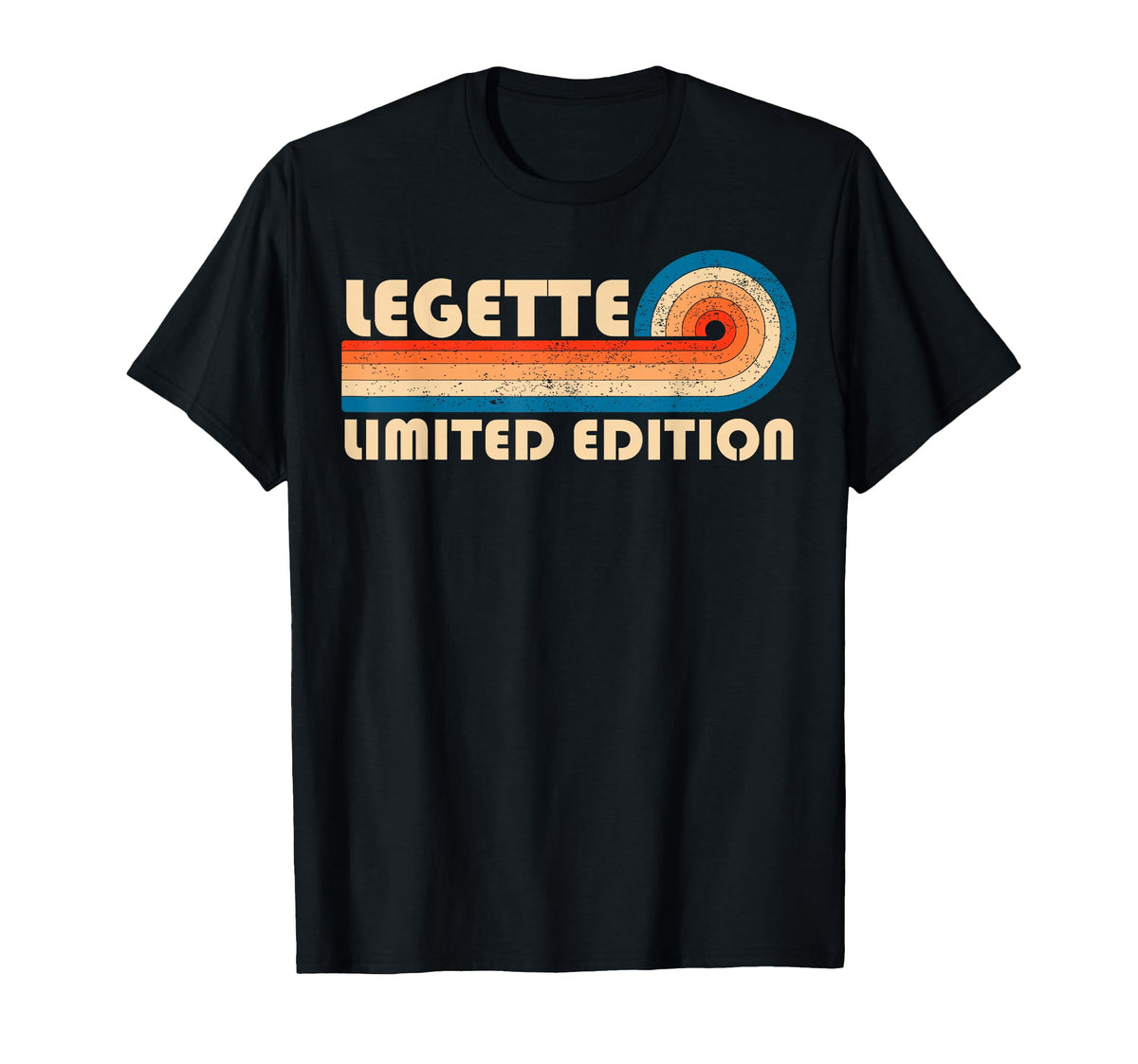 Legette 70S 80S Sunset Stripe T-Shirt - Casual Everyday Wear Men Women