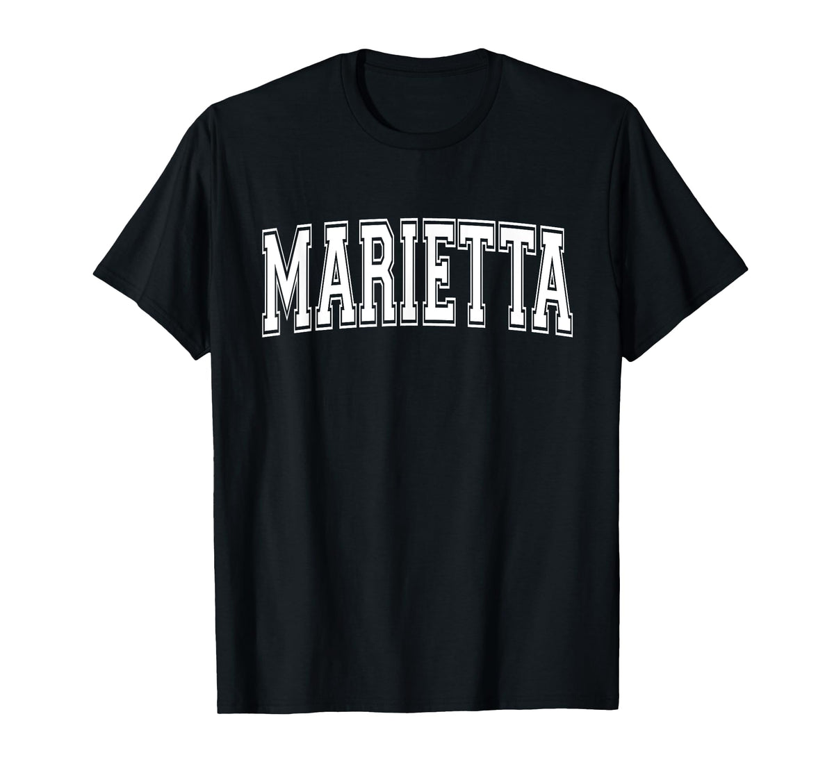 Marietta Oh Ohio Usa Sports Varsity T-Shirt - Minimalist Print Unisex
