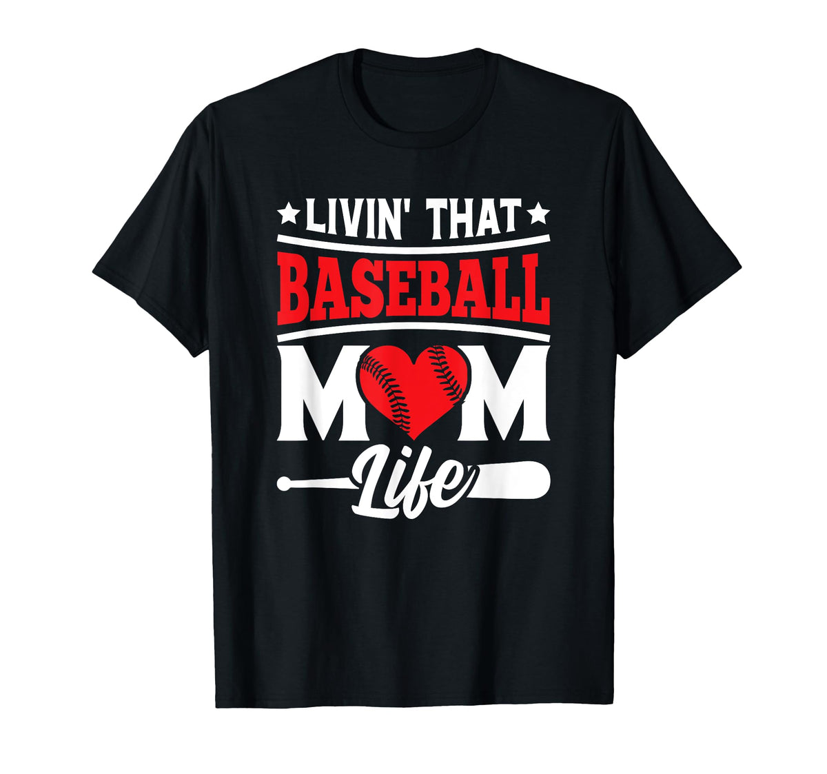 Funny Baseball Sport Mom Baseball Mom T-Shirt - Minimalist Print Men Women