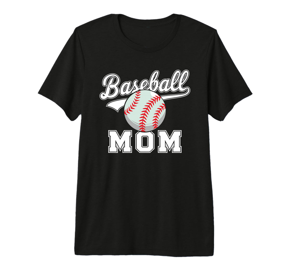 Baseball Mom Sports Love Passion Tri T-Shirt - Graphic Print Men Women