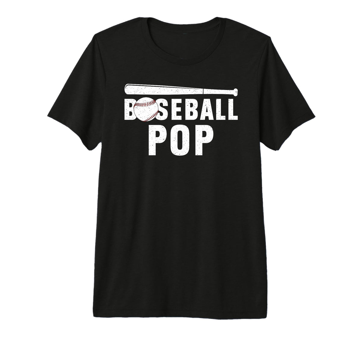 Mens Baseball Pop Proud Grandpa Pop T-Shirt - Unique Graphic Men Women