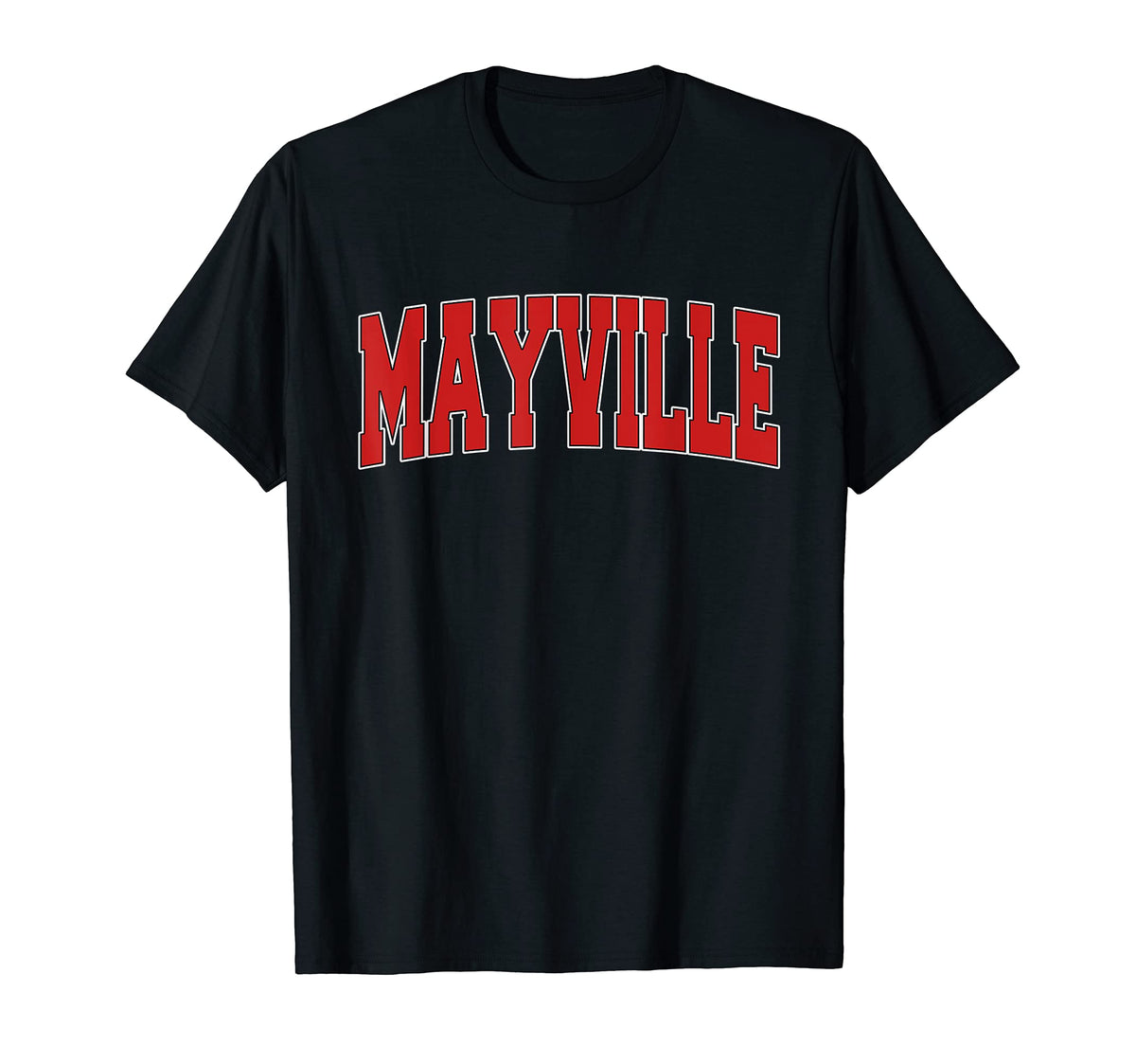 Mayville Wi Wisconsin Varsity Usa T-Shirt - Minimalist Print Men Women