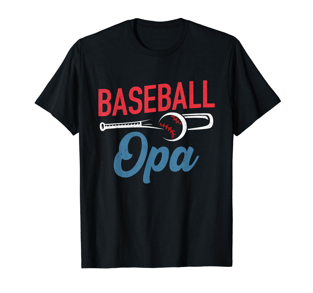Baseball Opa Life Happy Fathers Day T-Shirt - Streetwear Style for Adults