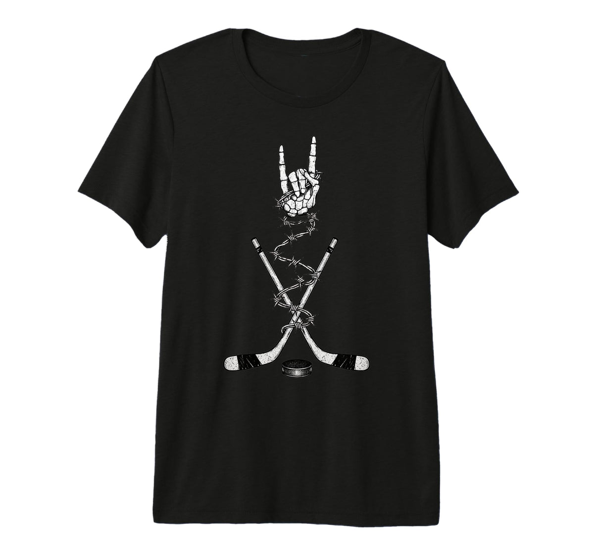 Mens Hockey Player Coach Team 90S T-Shirt - Casual Everyday Wear Unisex