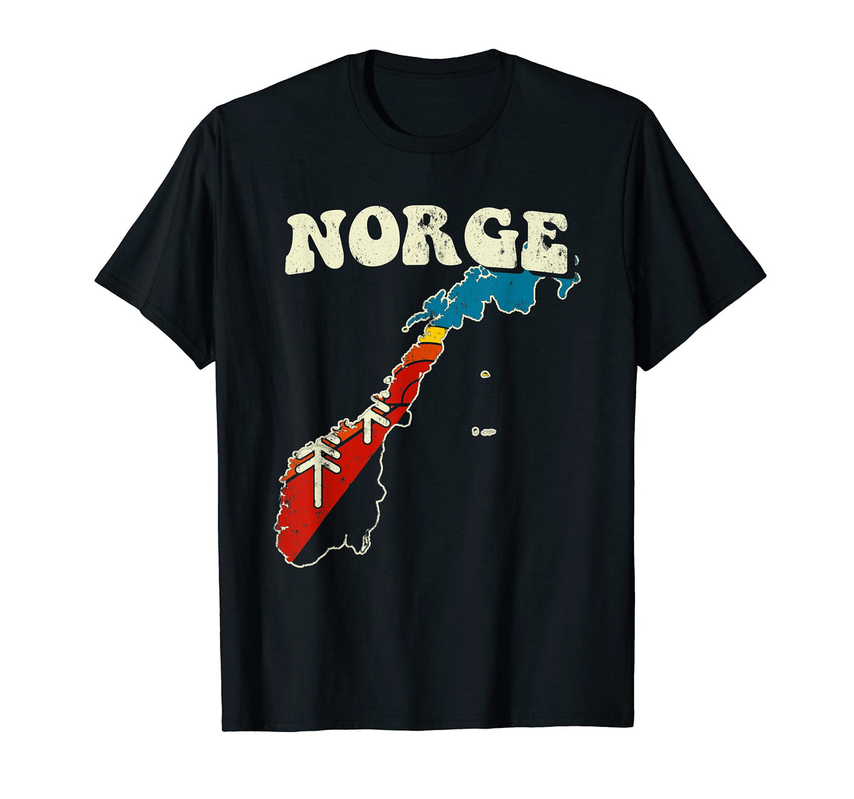 Norway Norwegian Country Rainbow Norge T-Shirt - Streetwear Style Unisex