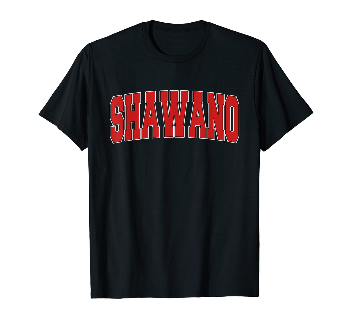 Shawano Wi Wisconsin Varsity Usa T-Shirt - Casual Everyday Wear for Adults