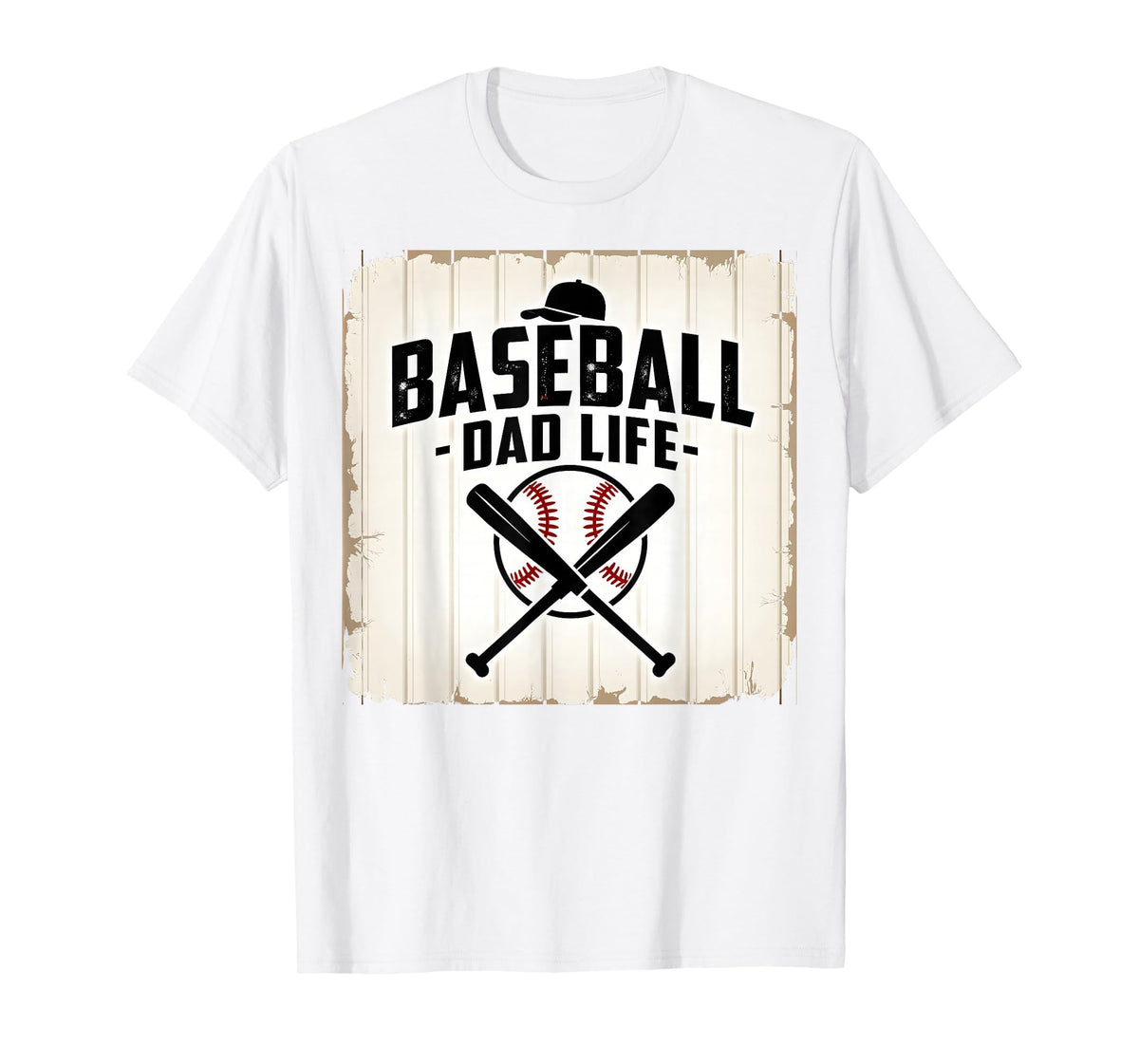Baseball Dad Life Proud Father T-Shirt - Streetwear Style for Adults