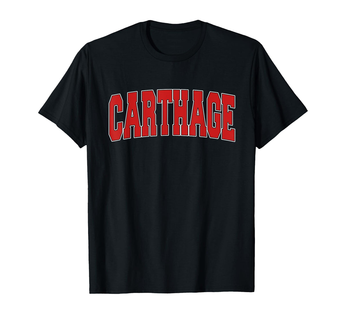 Carthage Mo Missouri Varsity Usa Sports T-Shirt - Custom Art Print Unisex