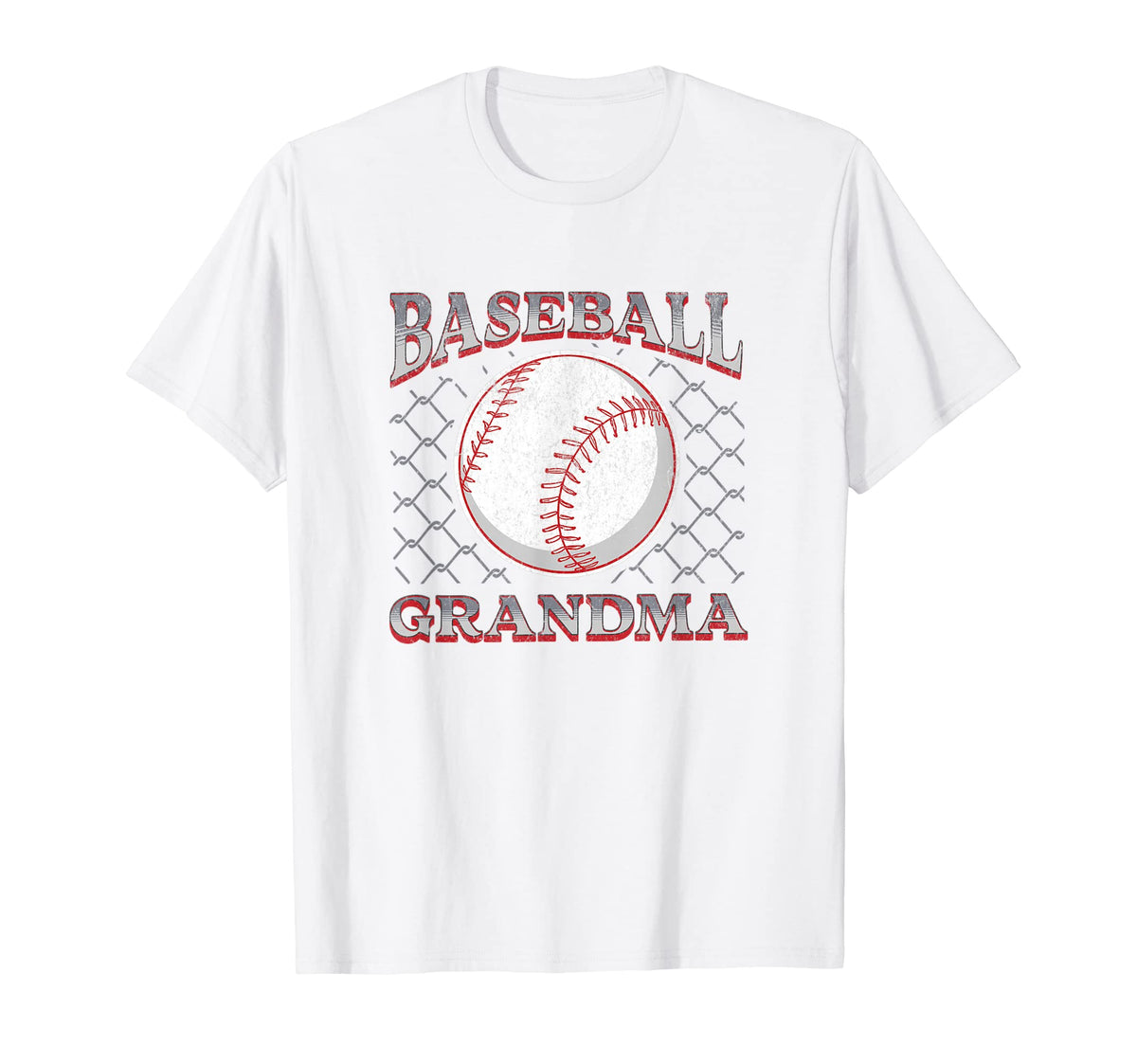 Baseball Grandma Proud Grandparent T-Shirt - Trendy Graphic Men Women
